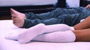 The coach and the football player have sex in his room after a game