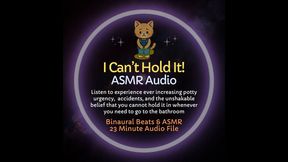 I Can't Hold It! ASMR Desperation Diaper Training Audio