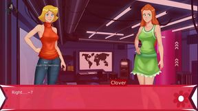 Blonde & Redhead College Spies Toy Each Other in Anime Adventure