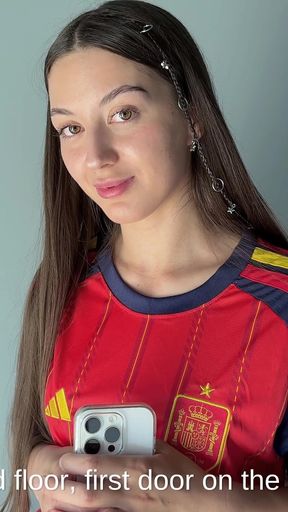 I Fucked and Creampied a Stranger Right Before the World Cup Football Match on the Coach!