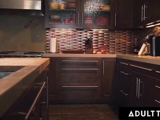 ADULT TIME - Preggy Avery Jane Gets Sexually excited In The Kitchen Late At Night & Wishes A Valuable Pounding