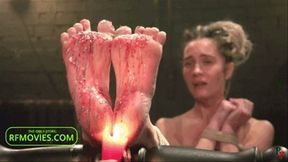 Vorozha - Bastinado and wax play with her soles (HD 720p MP4)