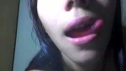 Lisa Puts Fingers in Mouth and Gets Topless