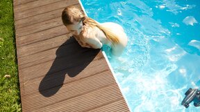 Absolute babe Nata Ocean in & out of pool