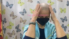 I shaved my head again for an extreme smooth effect