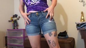 Trying on All of My Jean Shorts for You