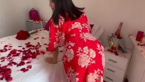 Enticing Roman gets lucky with loving wife on Valentine's Day