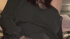Nude Nylons Nirvana: Mature MILF's Squirting Solo Session