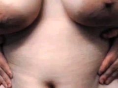 Amateur striptease and Solo masturbation
