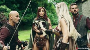 Enchanted Desires Bloom in a Fiery Outdoor Adventure