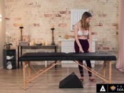 FANTASY MASSAGE - Sexy Masseuse Bunny Colby Gets Horny While Massaging Gia Derza's Perfect Ass