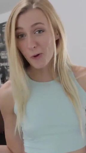 Bored Little Stepsister Alexa Grace Caught Masturbating