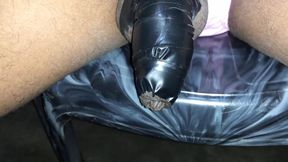 Cuckold Husban Watching with Chastity Lock