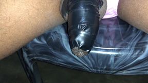 Cuckold Husban Watching with Chastity Lock