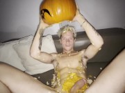 Jack O'Lantern Carve and Fuck Behind The Scenes Clip 3 - Kyle Stroker