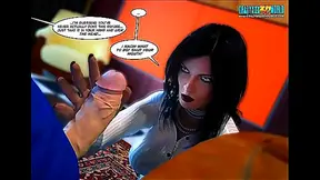 Mature Big-Titted Toon Babe Rides Huge Dick In Stockings & Pantyhose