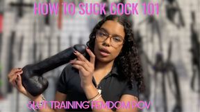 How to suck cock 101 - Goddess Luna Law instructs you on how to become a cocksucking whore, Slave training, Make Me Bi, Femdom POV