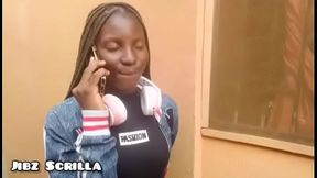 Babe called me on the phone because she'_s bored and wants me to destroy her pussy with my big black cock - Penismanxxx Production