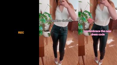 Pay cut in chastity my femdom boss would wreck me in a cage