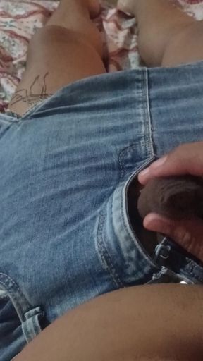 Touching my skirt