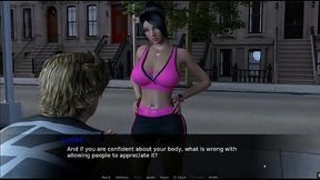 Zoey Christmas Gift [ NTR Xmas Hentai Game PornPlay ] Ep.1 Naughty photoshoot with a black model without her husband knowing it