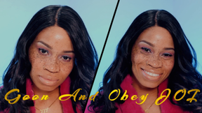 Goon And Obey JOI- Ebony Femdom Goddess Rosie Reed Gooner Jerk Off Instruction Obedience **** Face Fetish