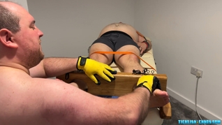 Playful Insanity Got Bear Matt Bound For Tickle Session