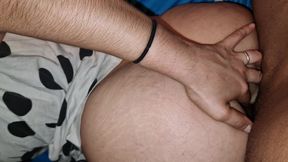 My Hot MILF Stepmom Gets Mad at My Stepdaddy and Comes to My Bed, We End up Fucking Hard on All Fours Out of Spite