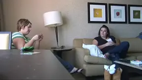 Threesome sex for the two BBw friends looking for cock