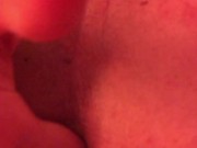 Ice cream food play in sissy trans hole pussy