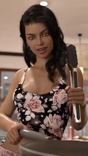 The entrepreneur: cooking in her underwear. Ep 11