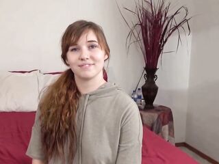Despairing Amateurs casting sexy hot fit tiny honeys get their taut vaginas pounded hard by large white dong