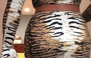 Thyra the Tigress (trans, crossdress, transformation, pantyhose, feminization, mask, female mask)