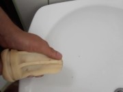 I almost tore it up when I cum in