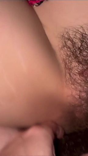 POV Multiple Huge Cum Load Cumshot on Hairy Pussy - Climax Fuck - Fox Maiden Panties - Cumpilation