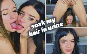 Soaked Hair with Urine