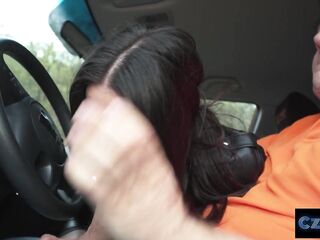 This Sexy CZECH STUDENT Intentionally gave me a Boner during our lesson - CZECH XXX