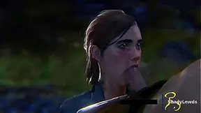 Ellie Dominates with Steamy Blowjob in Horny Hentai Moment