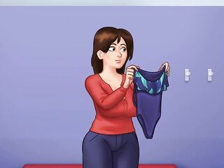 Summertime Saga - Gameplay - Roleplay - Debbie Wears Bikini