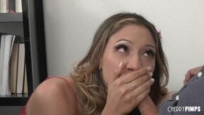 Asian Babe Kimora Quin Catches Her Teacher in the Act In The Classroom
