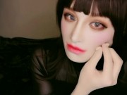 female mask disguise crossdresser transformation mtf 12