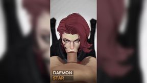 Black Widow gives a blowjob and makes time to stop you and buy time