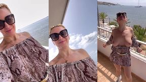 derniere exhib sur la terrasse