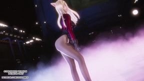 MMD T-ara - Day By Day Ahri Sexy Kpop Dance League of Legends Hentai Uncensored 4K 60FPS