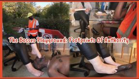 The Bosses Playground: Footprints Of Authority Ft EliteFeetStreet
