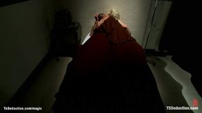 ”Blue collar guy ravaged by ebony T-girl”