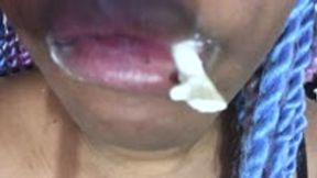 vore - Giantess MXDominion Savors the Final Remains, femdom, giantess, mouth fetish 4k