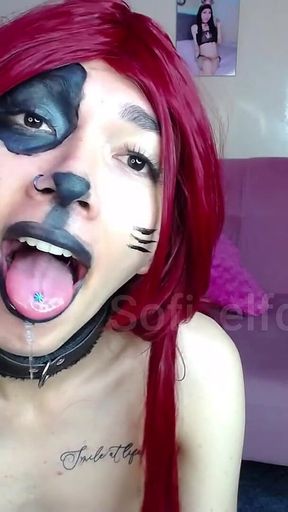 Cute Puppy Pussy Drool Gasping