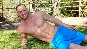 Craving Release: ripped hunk jerks off his small dick under hot shower spray – sean cody