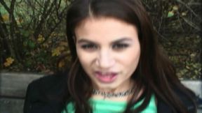 Teenenger Fucked in the Park and Squirted in Mouth